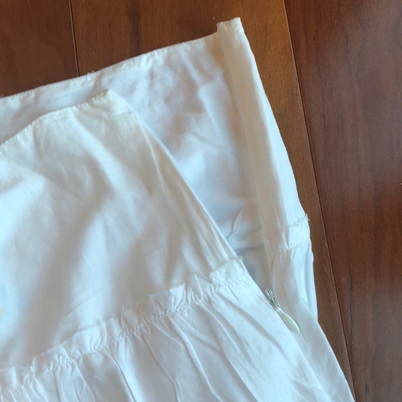 NWT OLD NAVY WHITE SKIRT WITH CROCHET TRIM, SIZE 8 - Picture 6 of 8